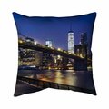 Begin Home Decor 26 x 26 in. City At Night-Double Sided Print Indoor Pillow 5541-2626-PH13